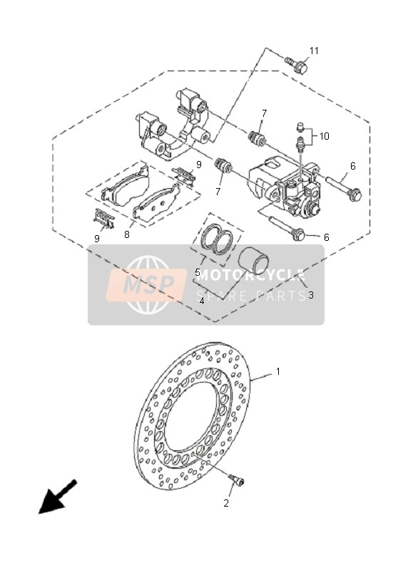 BREMSSATTEL HINTEN